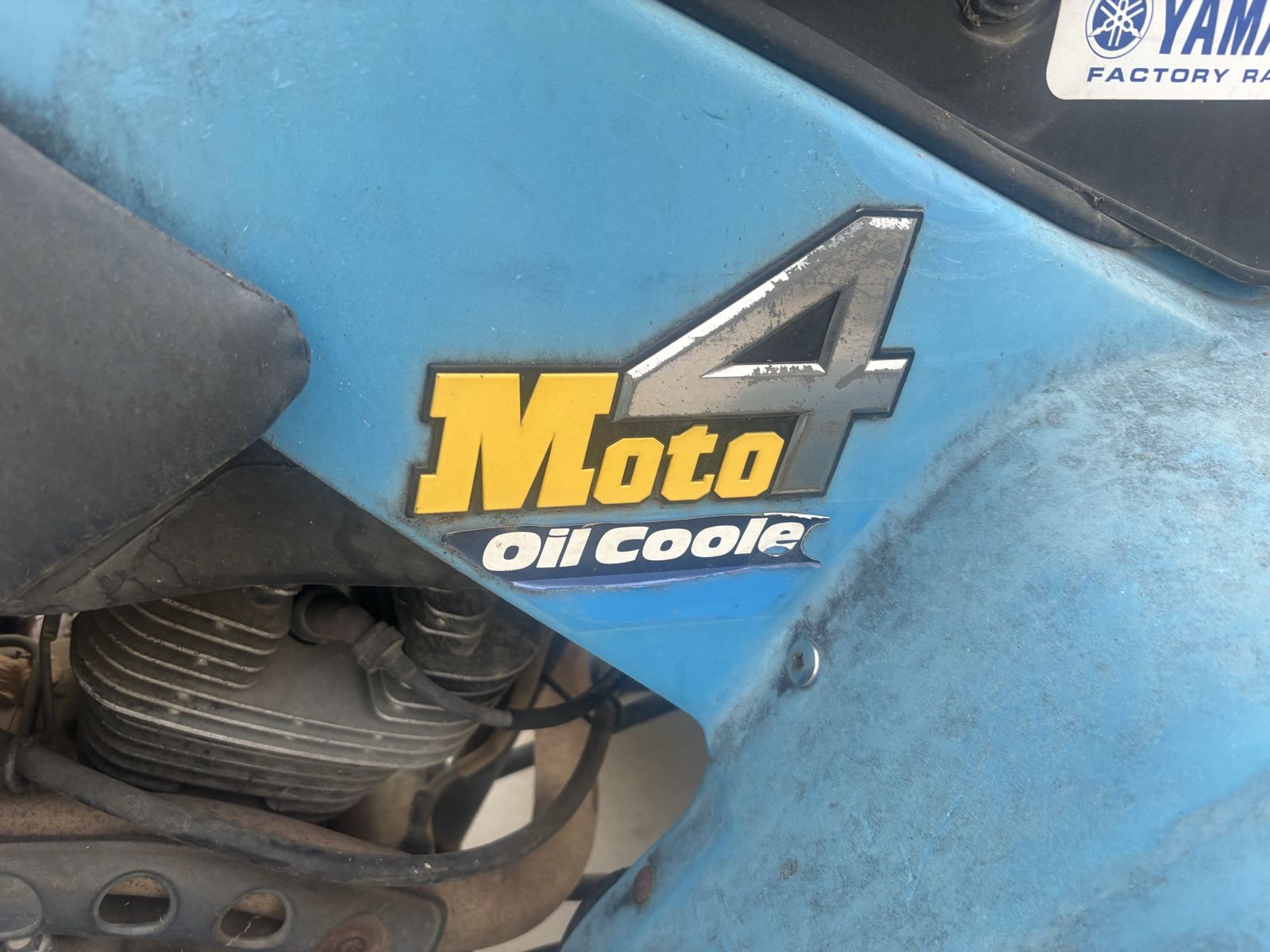 Yamaha Moto 4 350 ATV Quad Blue - needs work.
