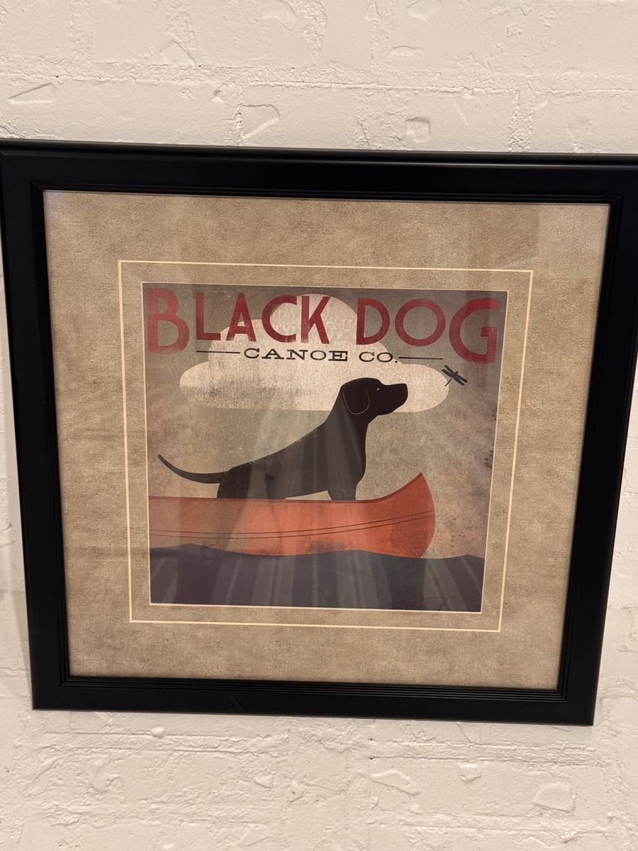 Black Dog Canoe Co. Framed Print