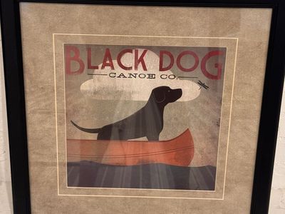 Black Dog Canoe Co. Framed Print