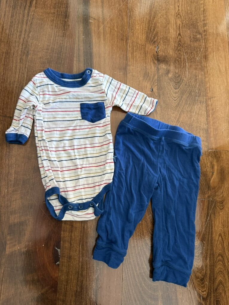 Kickee Pants Brand Set 0-3 Month Baby Set
