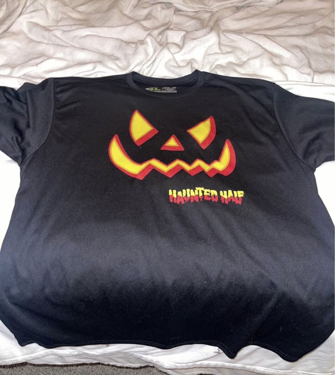 2xl Mens Pumpkin Shirt