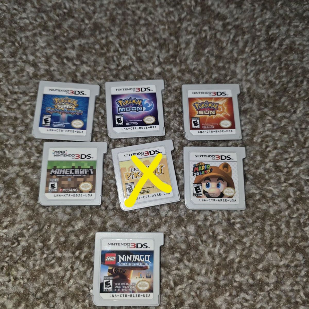 3ds games Authentic ( prices in description)