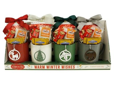 Houdini Wrapped Holiday Mugs 4-pack #89554