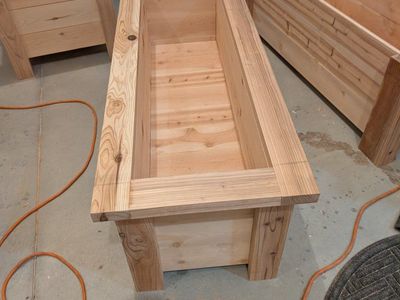 cedar planter