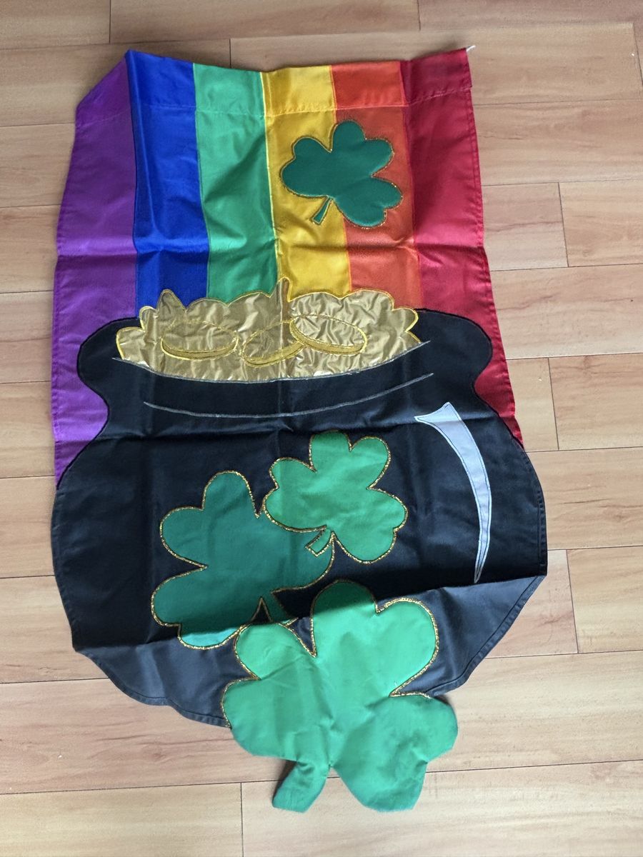 Holiday flags for yard decor