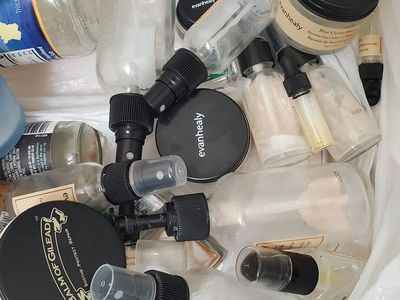 Empty glass containers