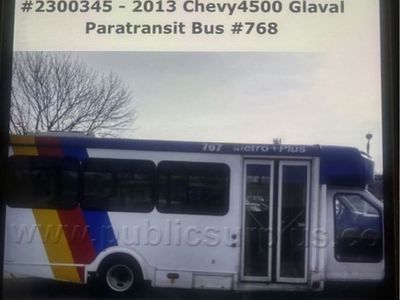 2013 Chevrolet Glaval 4500 Paratransit Bus #768 - Metro Plus
