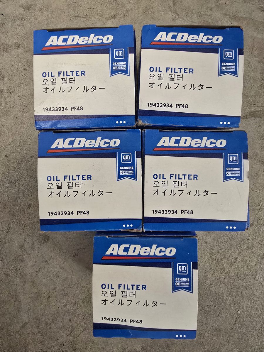 Five Piece - ACDelco GМ Engine Oil Filter 19433934