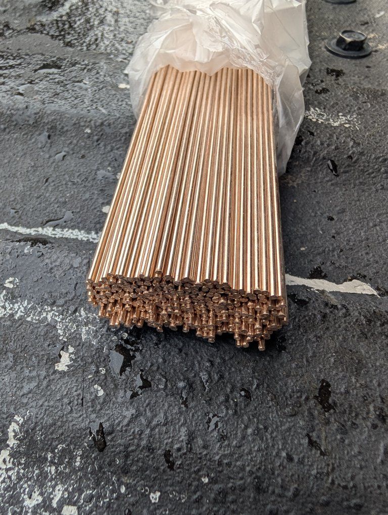 New 10lb Cases of 1/16 x 36in Silicon Bronze Rods for MIG and TIG