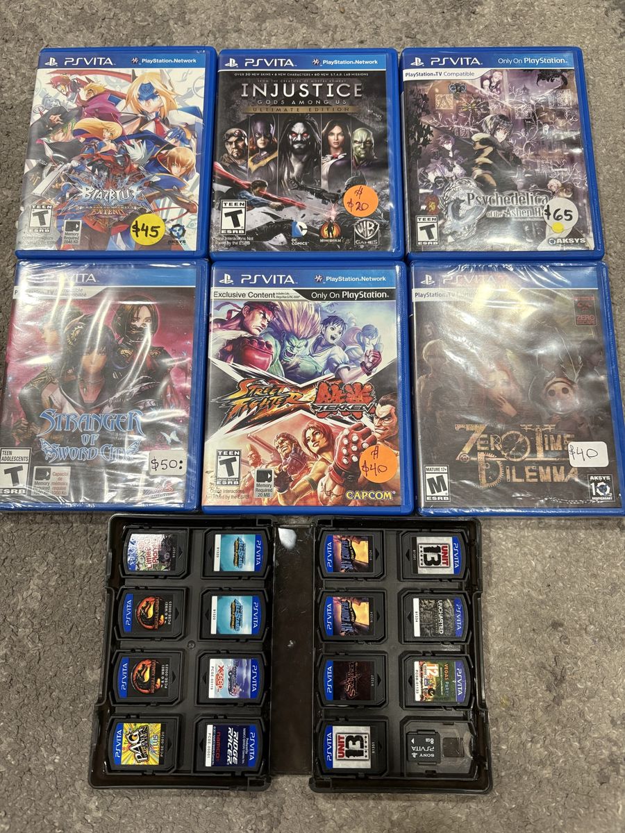 PS Vita Games - Please Read Description