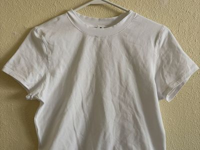 Woman’s size L white tee