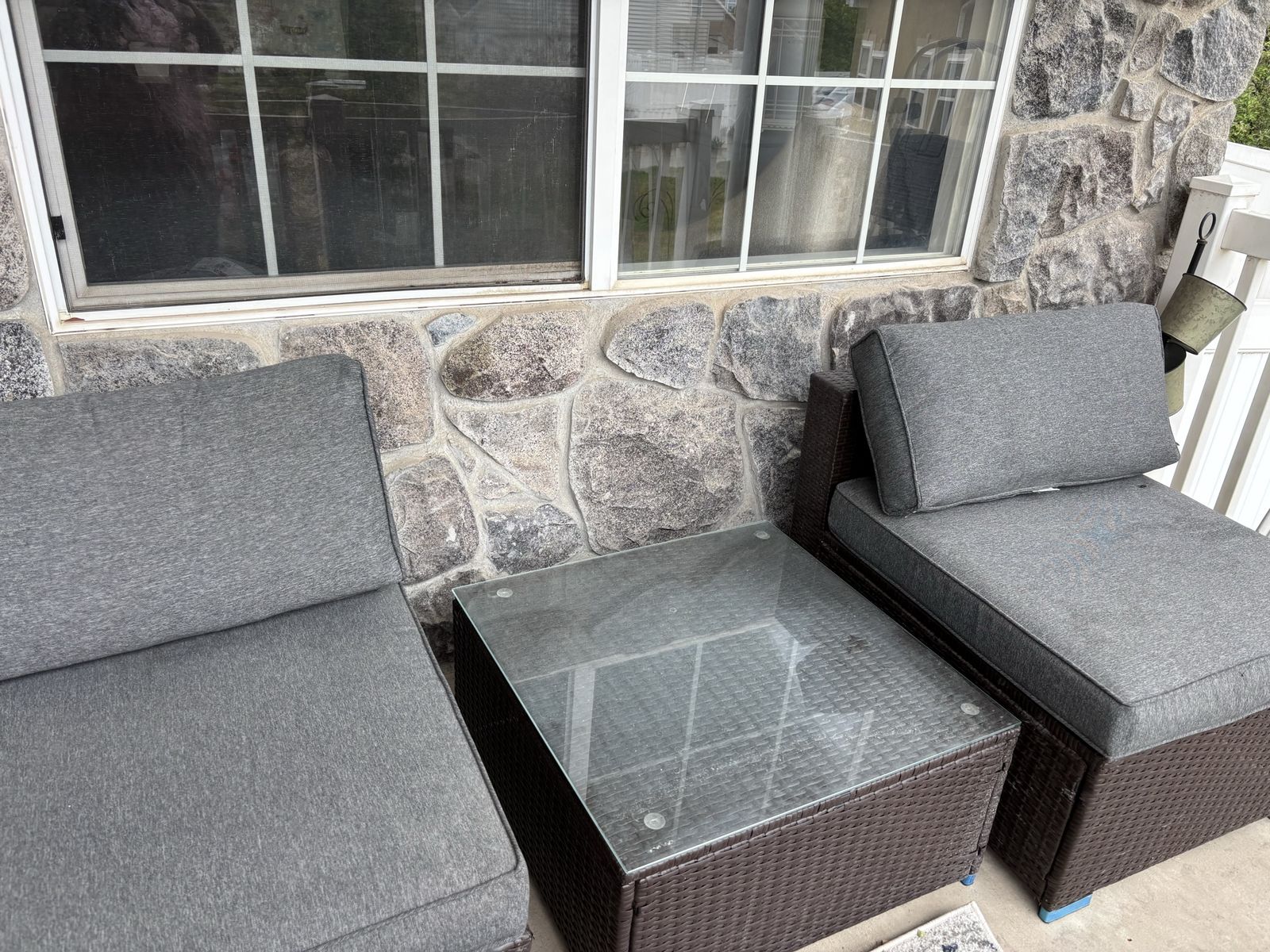 2 Porch Chairs And Table