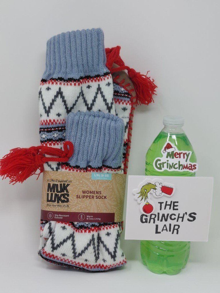 NEW Muk Luks Women's Slipper Socks L/XL 8-10