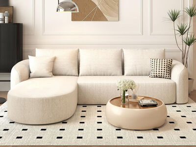 NEW Modular Sectional Couches Boneless white