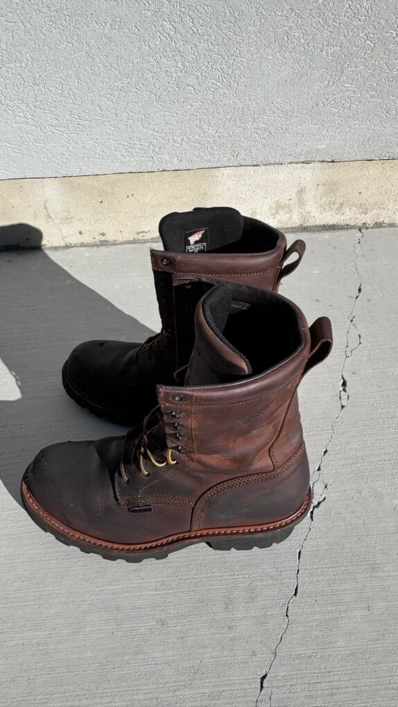 Redwing 4420 Logger Max Safety Toe Boot Size 11.5
