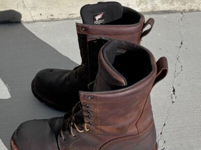 Redwing 4420 Logger Max Safety Toe Boot Size 11.5