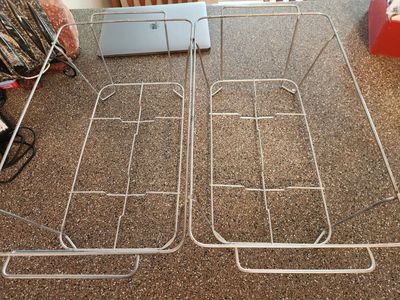 White Wire Freezer Storage Basket Organizer