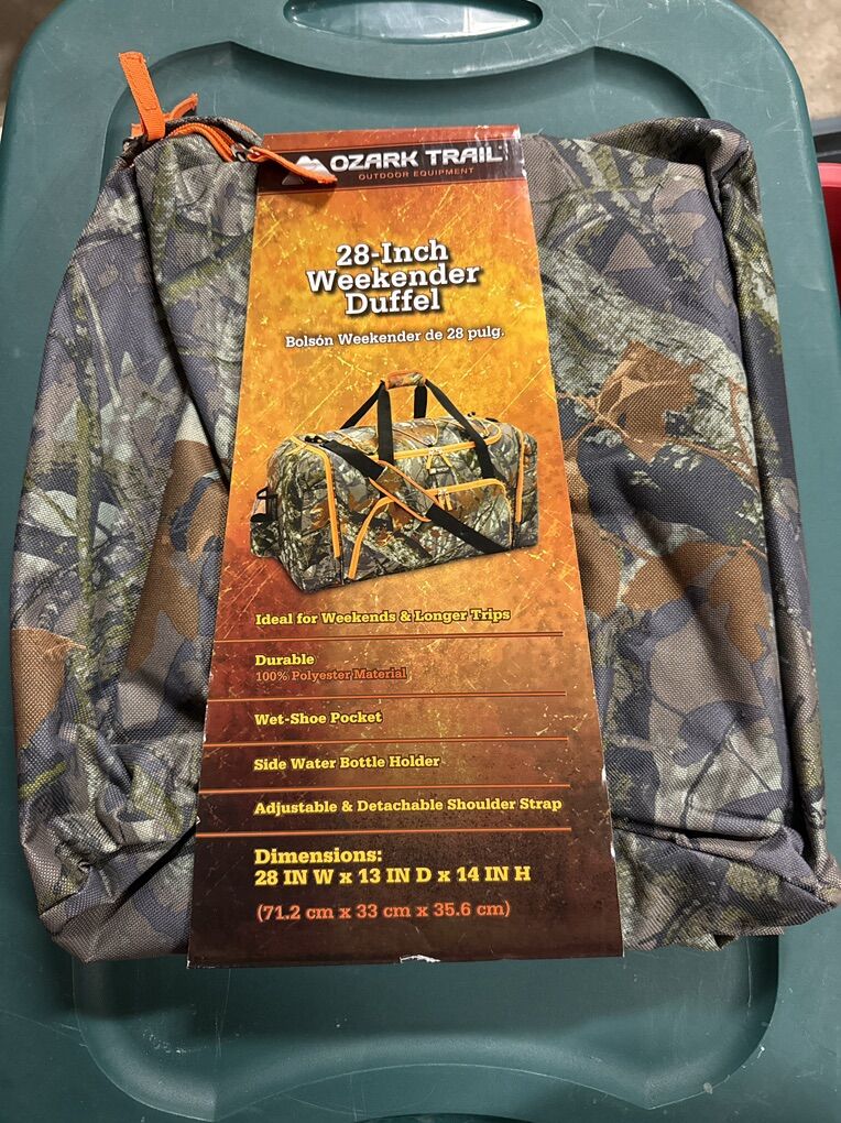 Ozark Trail 28 inch Camo Duffel Bag
