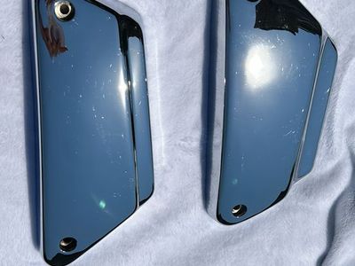 Pair of Harley Davidson Chrome Side Covers