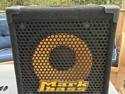 MarkbassNew York 121 1 x 12-inch bass extension cabinet.