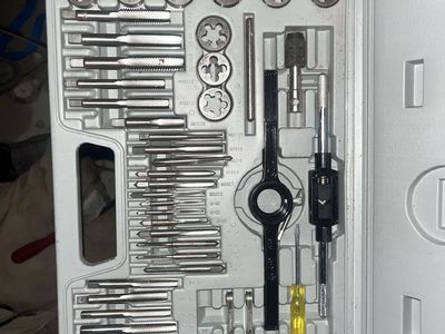 Tap and Die Tool Set in Hard Storage Case