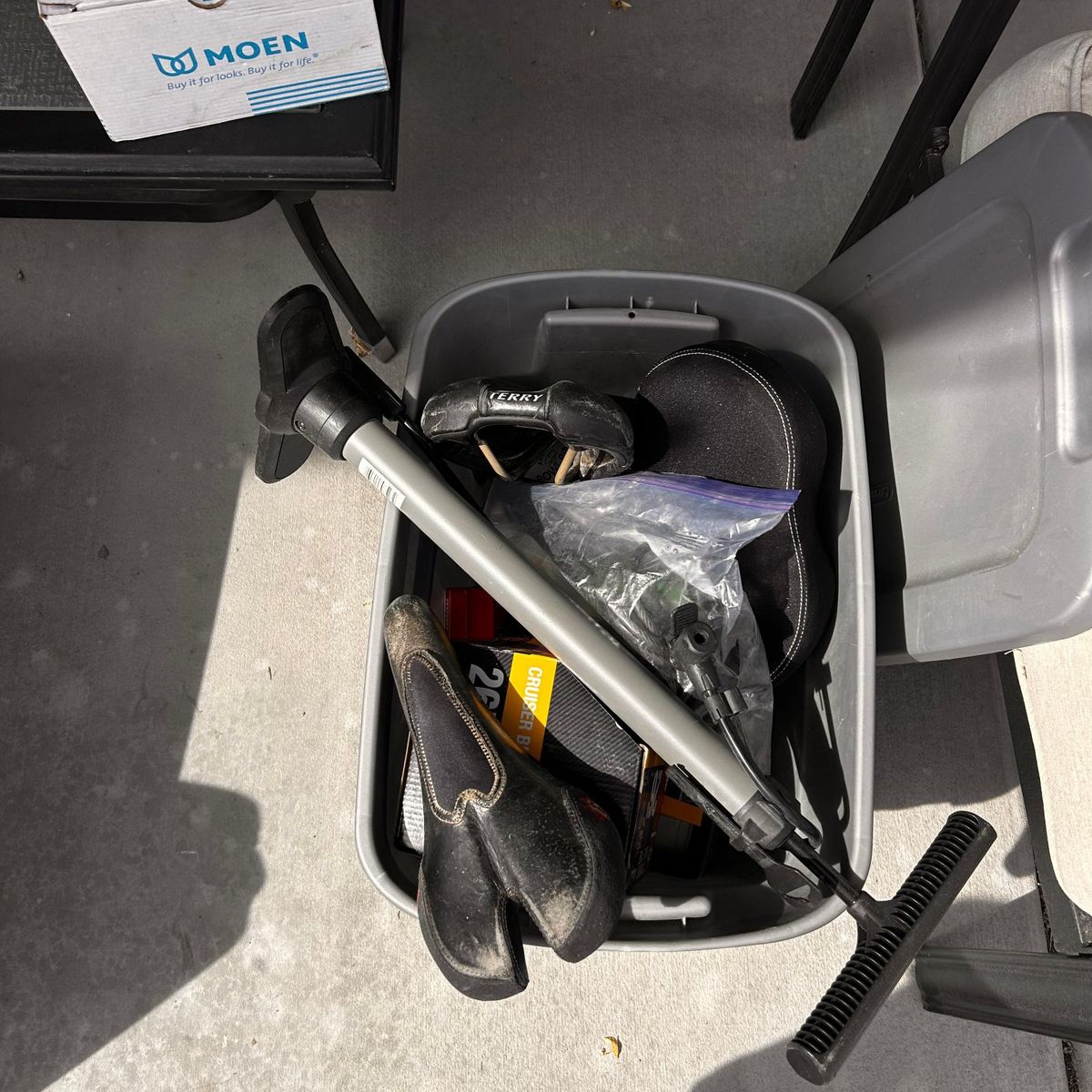 Bike seats and tubes and misc