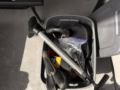 Bike seats and tubes and misc