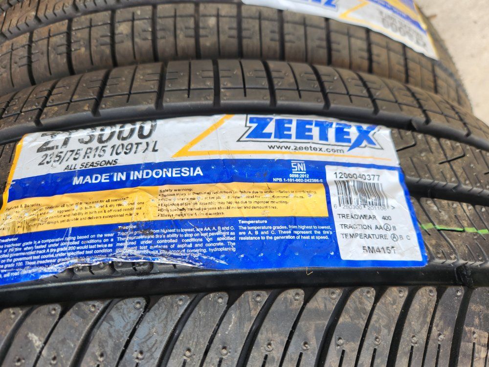235/75r15 zeetex zt3000