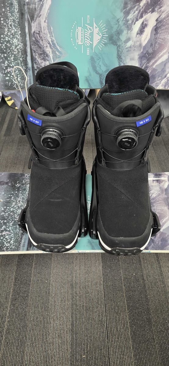 Used Burton Highshot X Step-on Snowboard Boot+Binding Womens 8