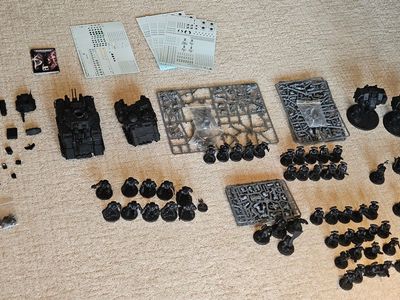 Warhammer 40k Space Marine Army lot/ collection, 2500+ points, mostly assembled