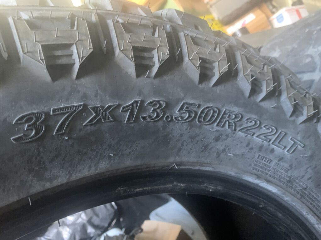 Four Used Tires Heavy Duty