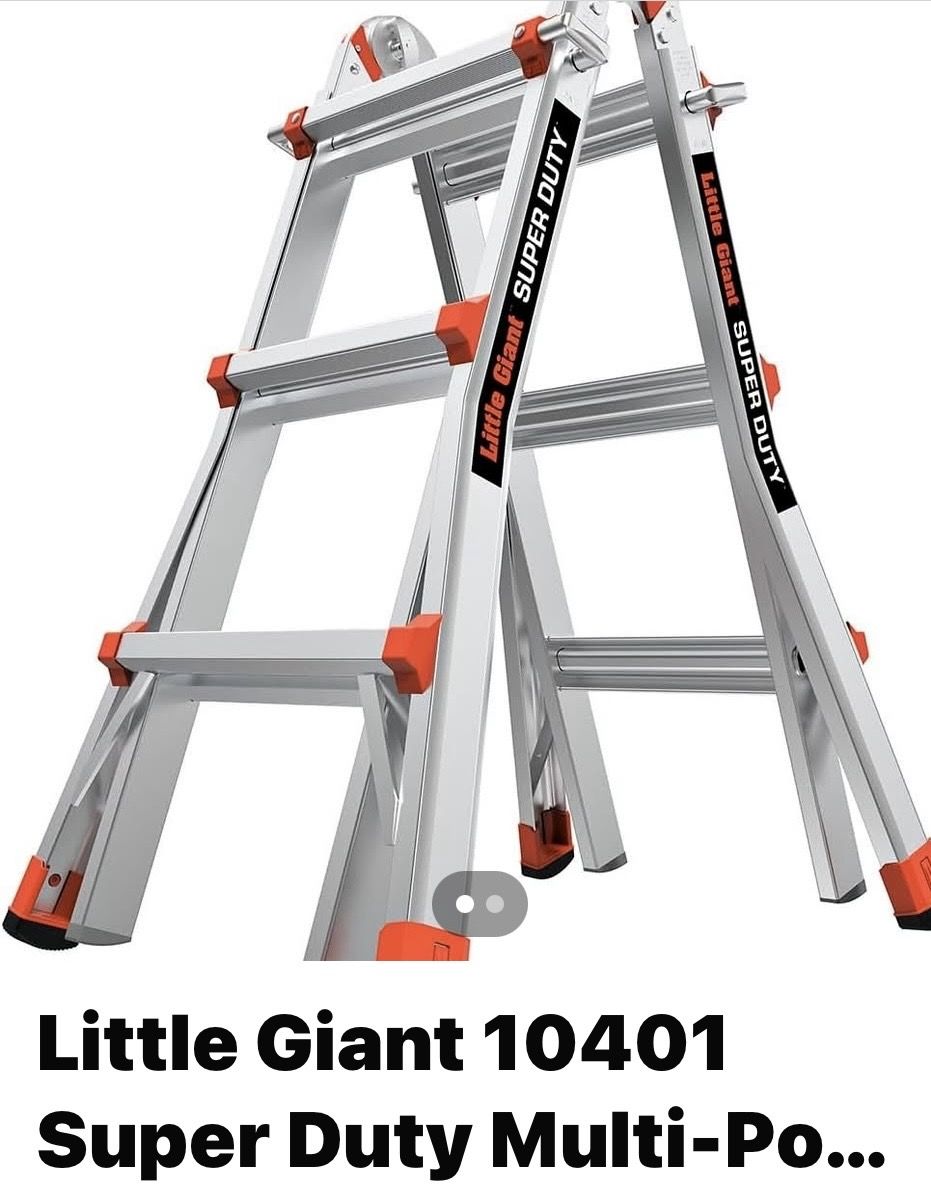 Little Giant 10401 Super Duty Multi-Position Aluminum Ladder