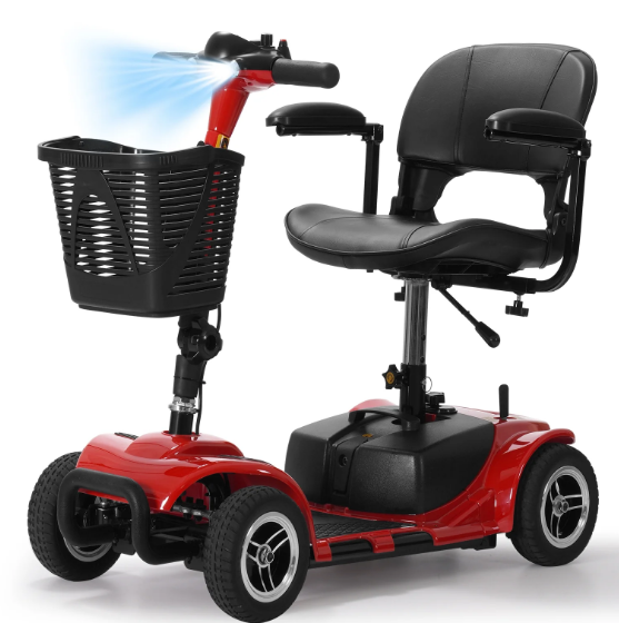 Red Foldable Electric Scooter