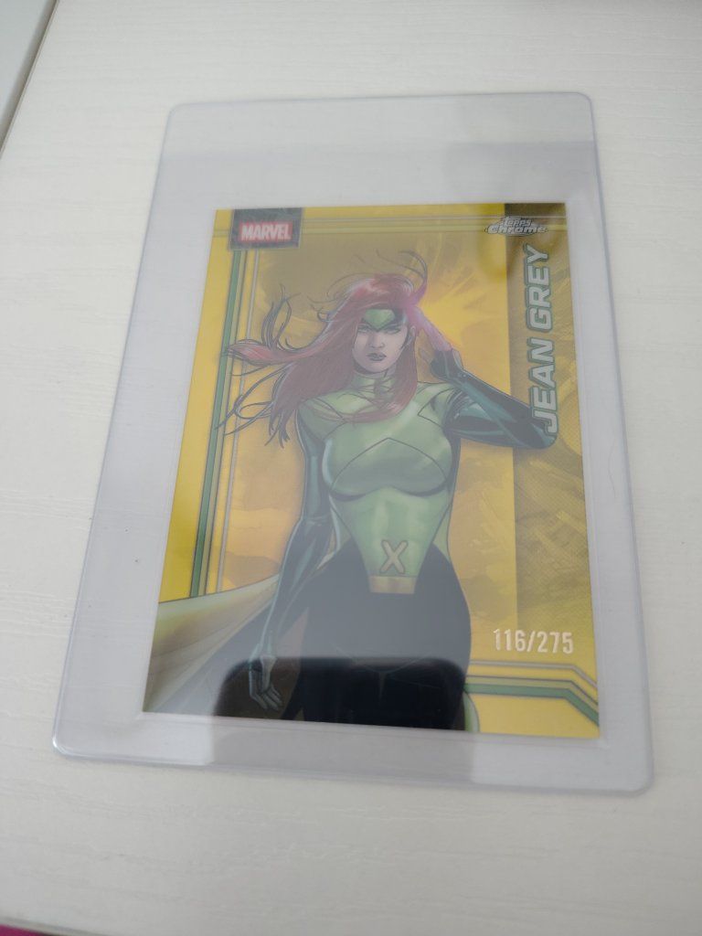 2026 Topps Chrome Marvel Jean Grey Gold Wave Refractor #059 #116/275