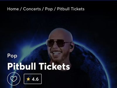 Pitbull GA Tickets