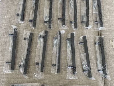 Black Matte Kitchen Cabinet Pull Handles New 16 Total $3.00 each or $35.00 for All