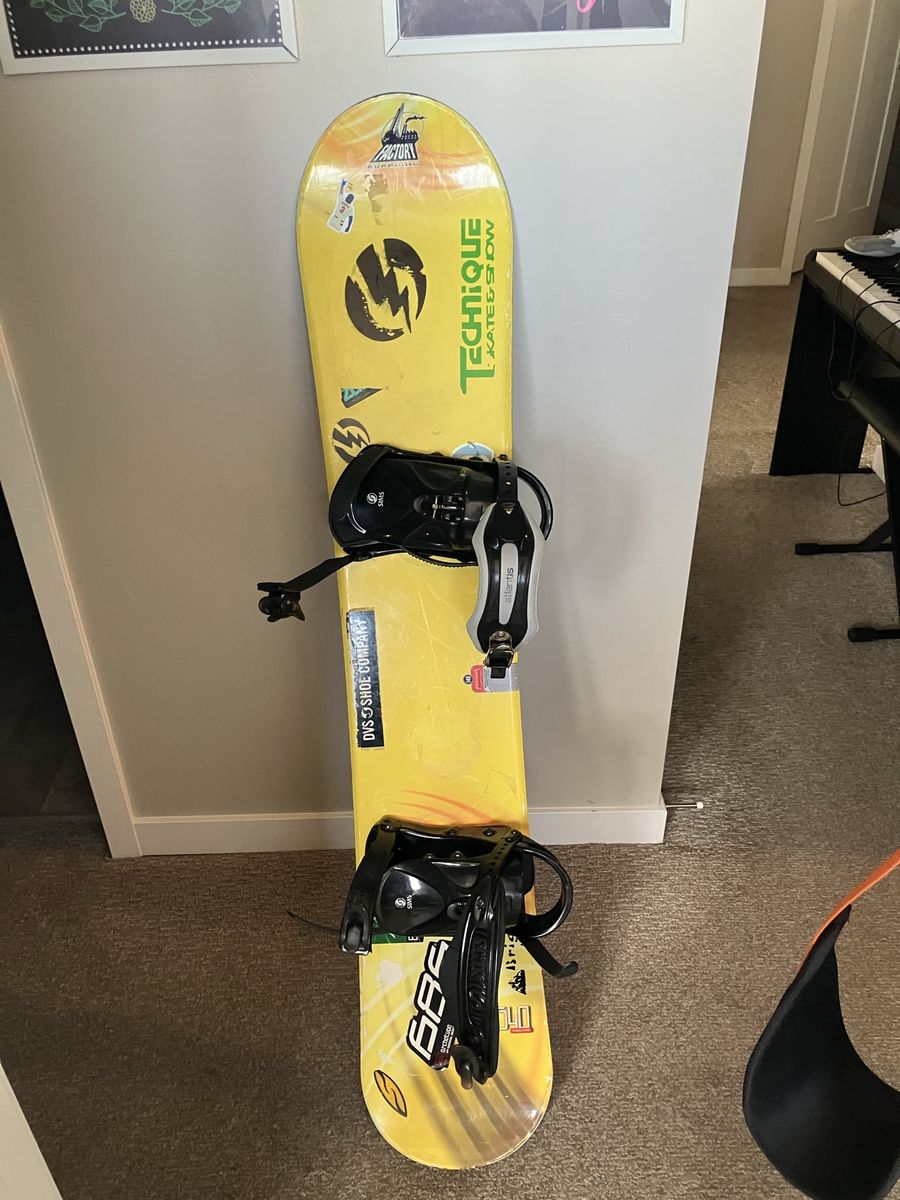 Snowboard and Boots