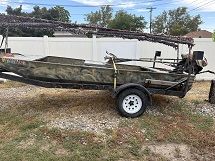 16X55x18 boat for fishing & a full waterfowl setup for hunting ( turn key ready to go )