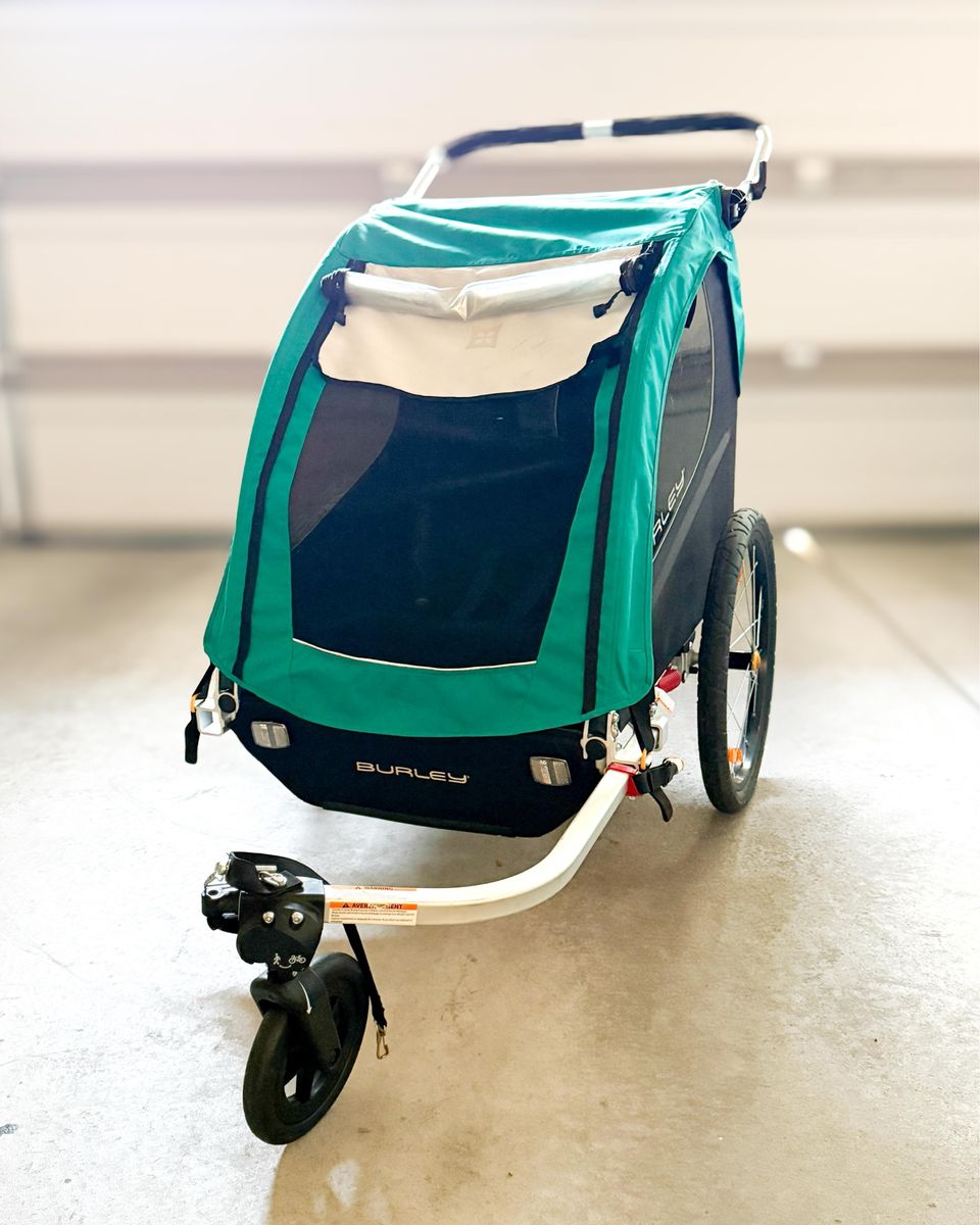 CLEAN Burley Encore X Bike Trailer Stroller Combo
