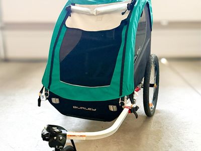 CLEAN Burley Encore X Bike Trailer Stroller Combo