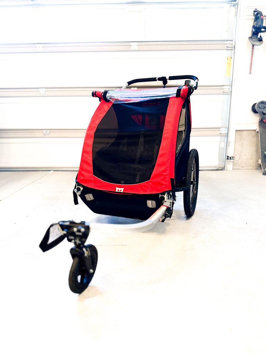 CLEAN Burley Honey Bee Bike Trailer And Stroller Combo – Excellent Condition