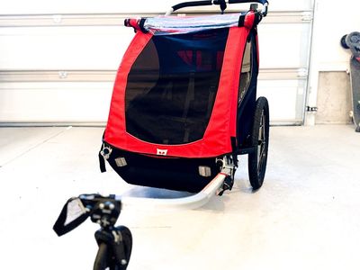 CLEAN Burley Honey Bee Bike Trailer And Stroller Combo – Excellent Condition