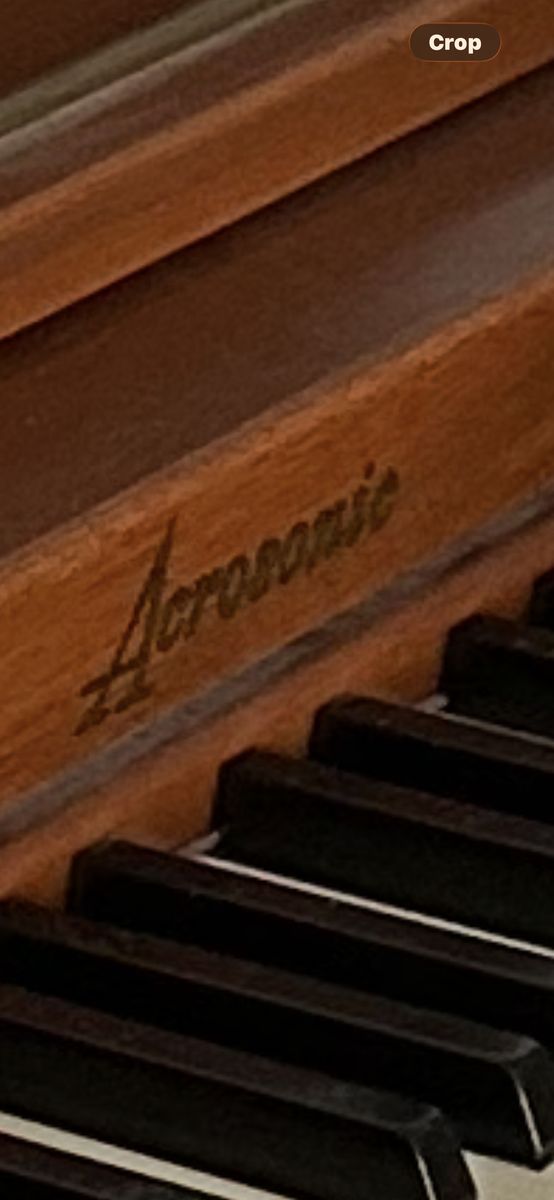 Baldwin Acrosonic Upright - Mid Century Wood Conso