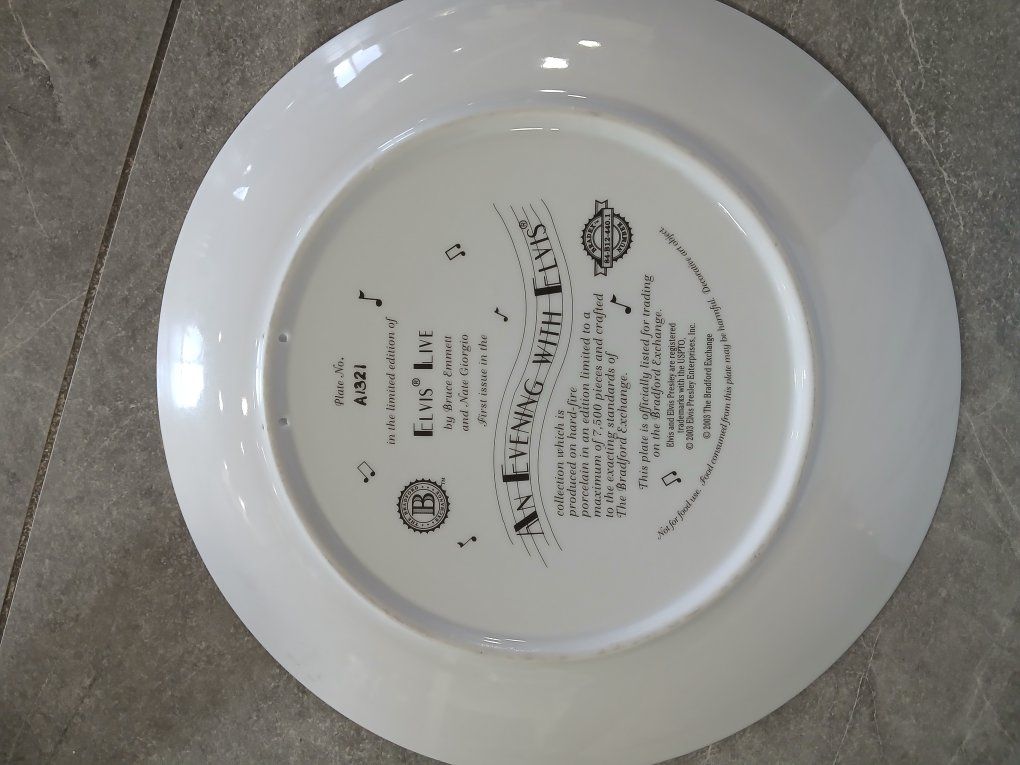 Elvis Presley Plate