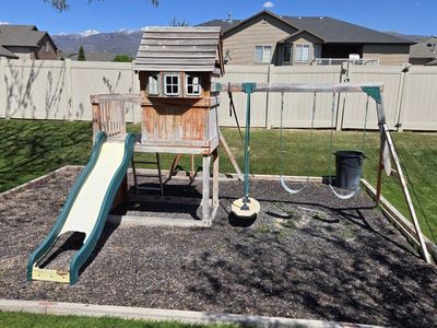 Wood Swing Set