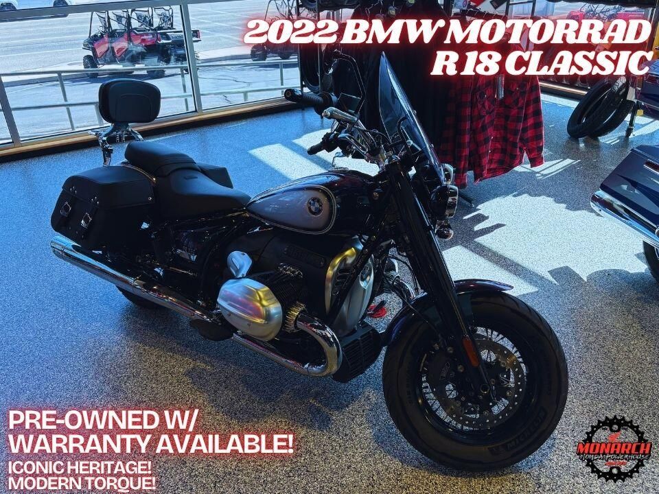 2022 BMW Motorrad R 18 Classic – Only 310 Miles! Premium Cruiser with Vintage Style & Modern Performance