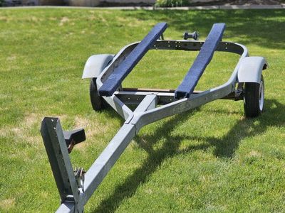 Galvanized small boat trailer - Needs little work