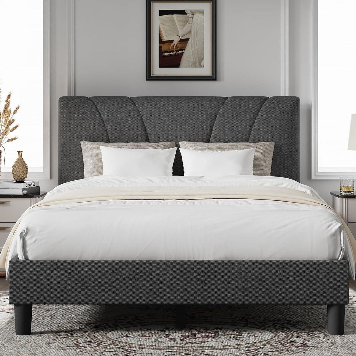 Brand New Upholstered King Sized Bed Frame