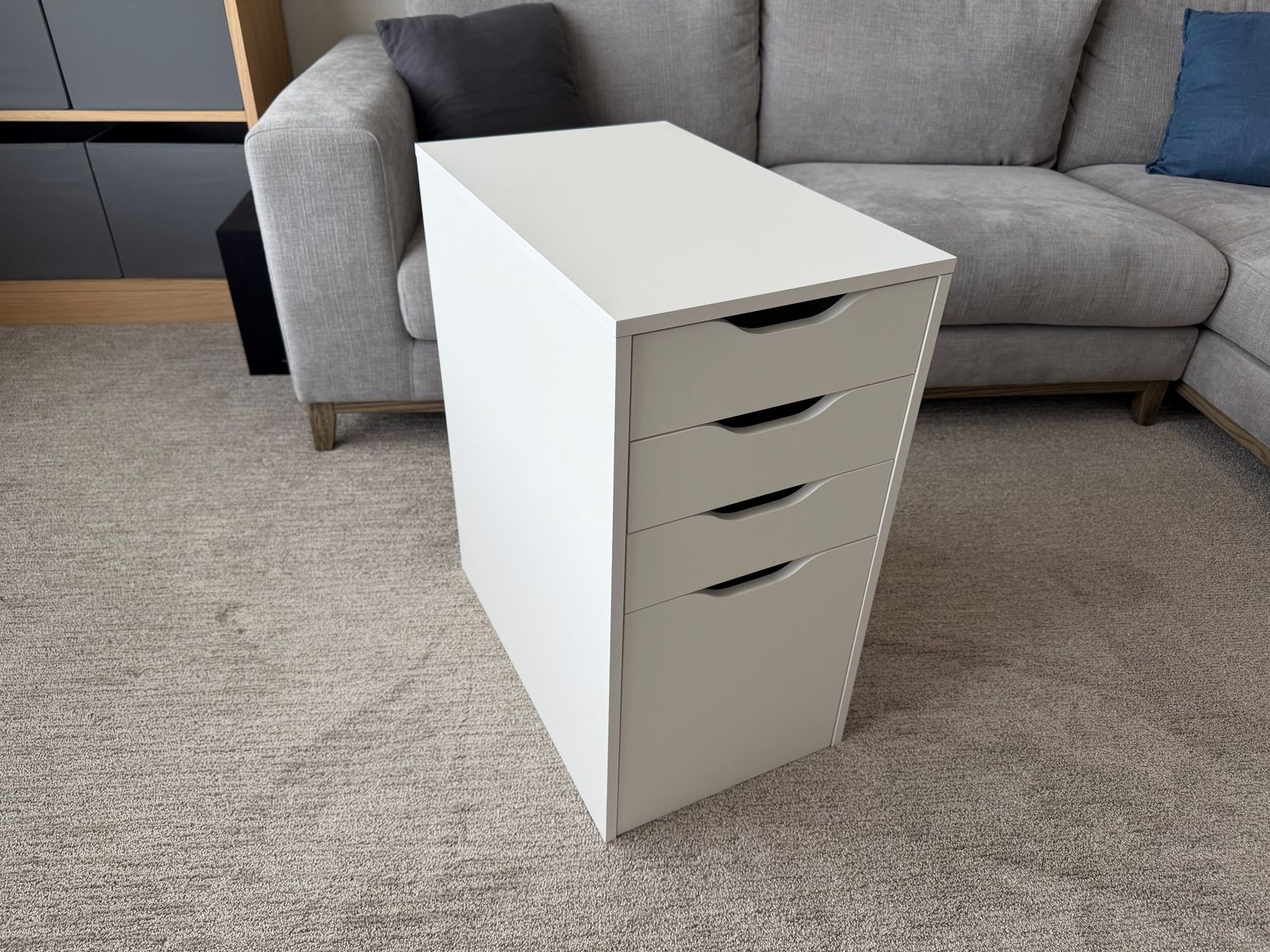 IKEA Alex Filing Cabinet Unit - White