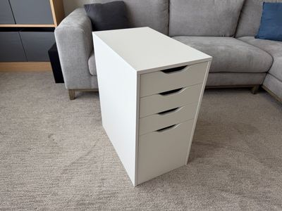 IKEA Alex Filing Cabinet Unit - White